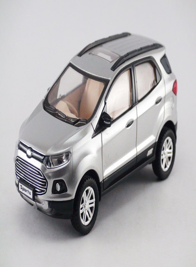 Centy Toys Indian & Model of Ecosport -Kidsshub 154/60/60 mm. in L/B/H, Weight 135 GMS Silver - Image 1